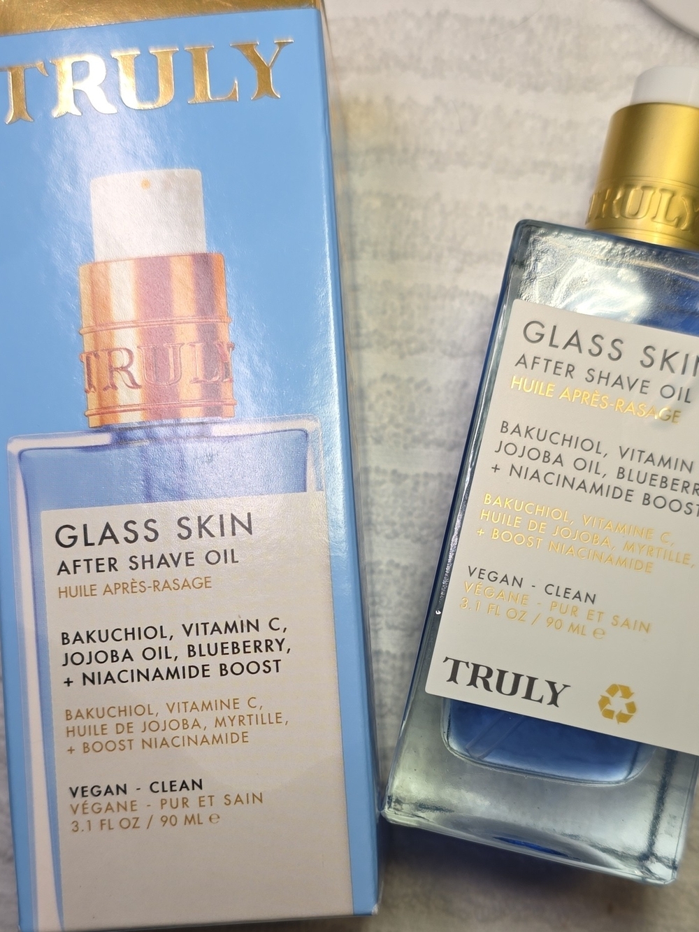 Truly Glass Skin After Shave Oil – Blue